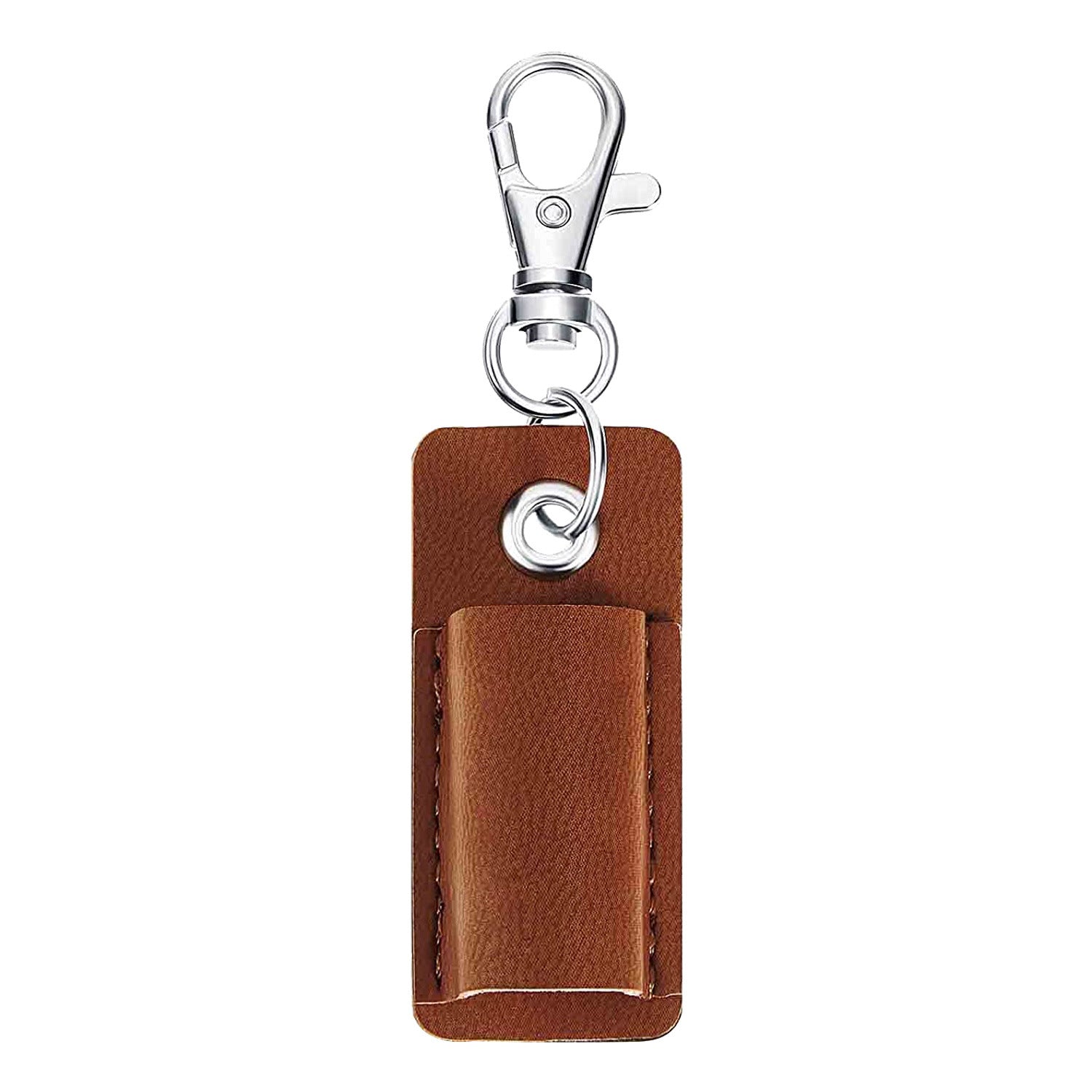 Wholesale Portable PU Leather Pen Holder Keychains
